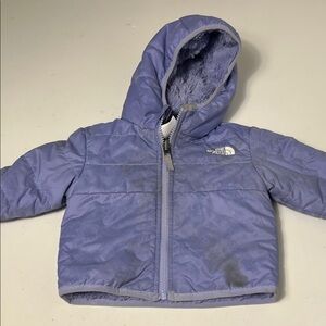 The North Face 3-6 Month Infant Blue Puffer Winter Coat